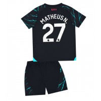 Camisa de time de futebol Manchester City Matheus Nunes #27 Replicas 3º Equipamento Infantil 2023-24 Manga Curta (+ Calças curtas)